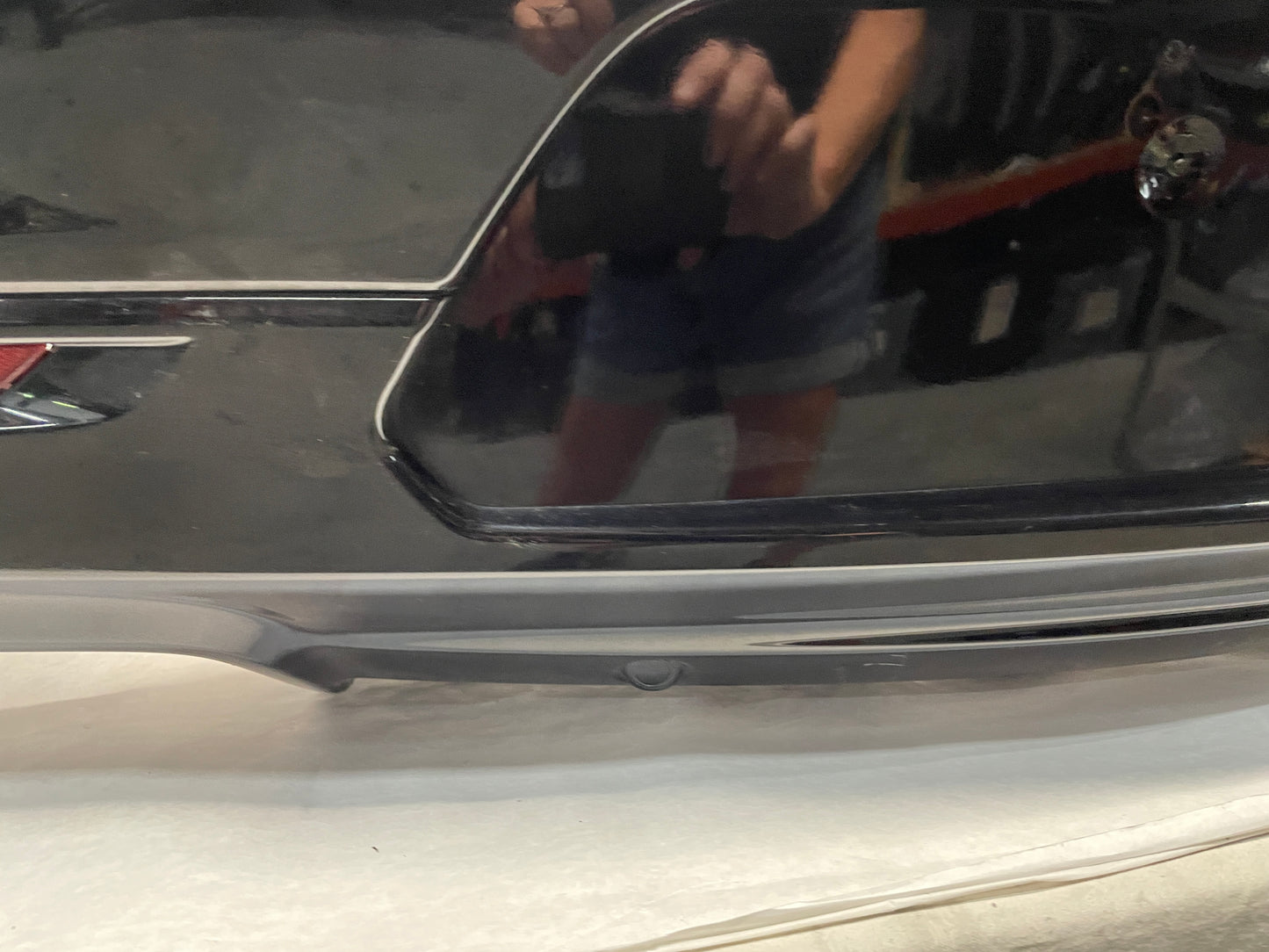 2016 Chevy SS Sedan Complete Rear Bumper Cover Black OEM - Day's Parts Yard