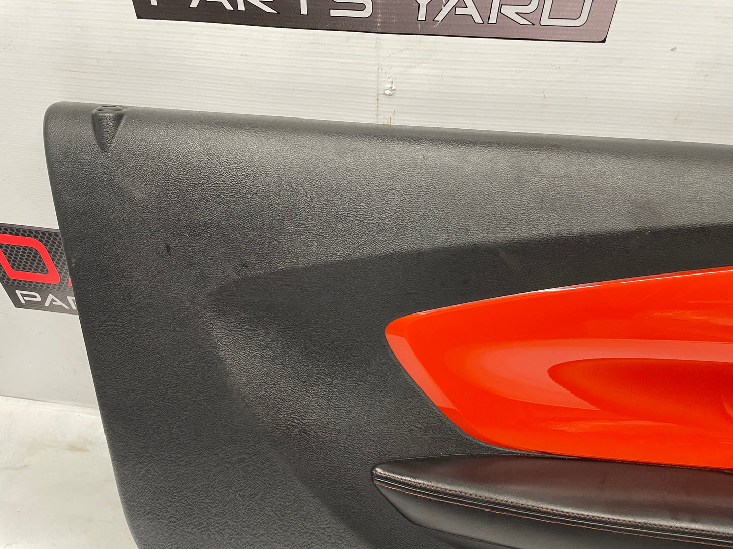 2010 Chevy Camaro SS LH Driver Front Interior Door Panel Orange OEM - Day's Parts Yard