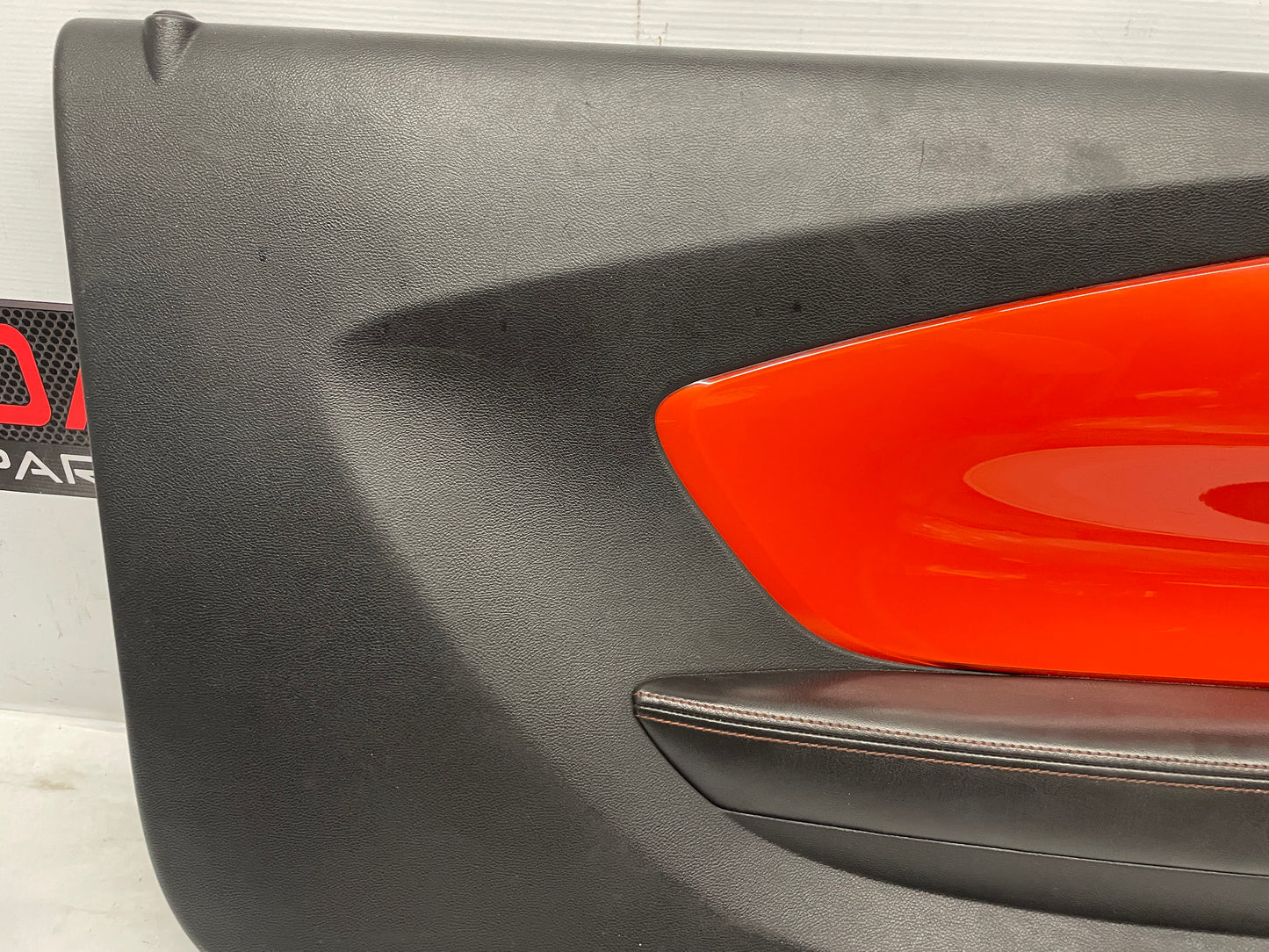 2010 Chevy Camaro SS LH Driver Front Interior Door Panel Orange OEM - Day's Parts Yard