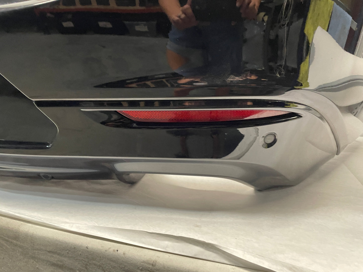 2016 Chevy SS Sedan Complete Rear Bumper Cover Black OEM - Day's Parts Yard