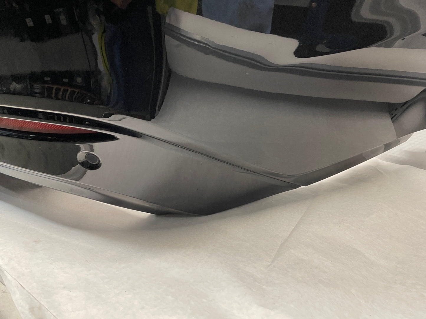 2016 Chevy SS Sedan Complete Rear Bumper Cover Black OEM - Day's Parts Yard