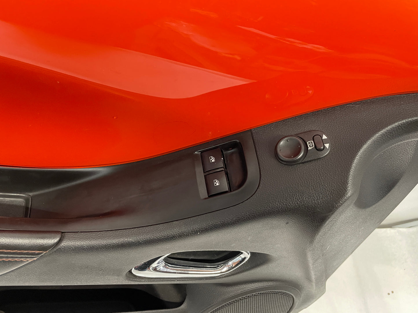 2010 Chevy Camaro SS LH Driver Front Interior Door Panel Orange OEM - Day's Parts Yard