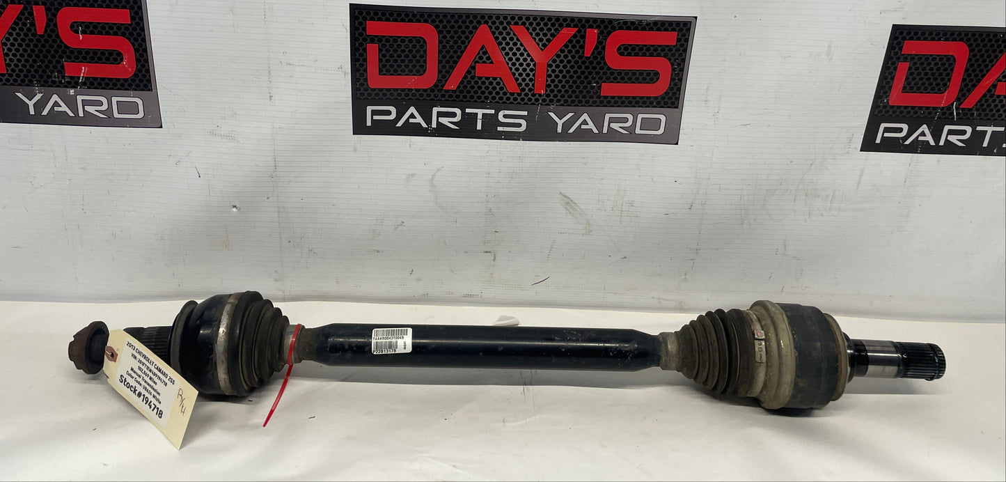 2013 Chevy Camaro 2SS RH Passenger CV Axle Half Shaft OEM - Day's Parts Yard