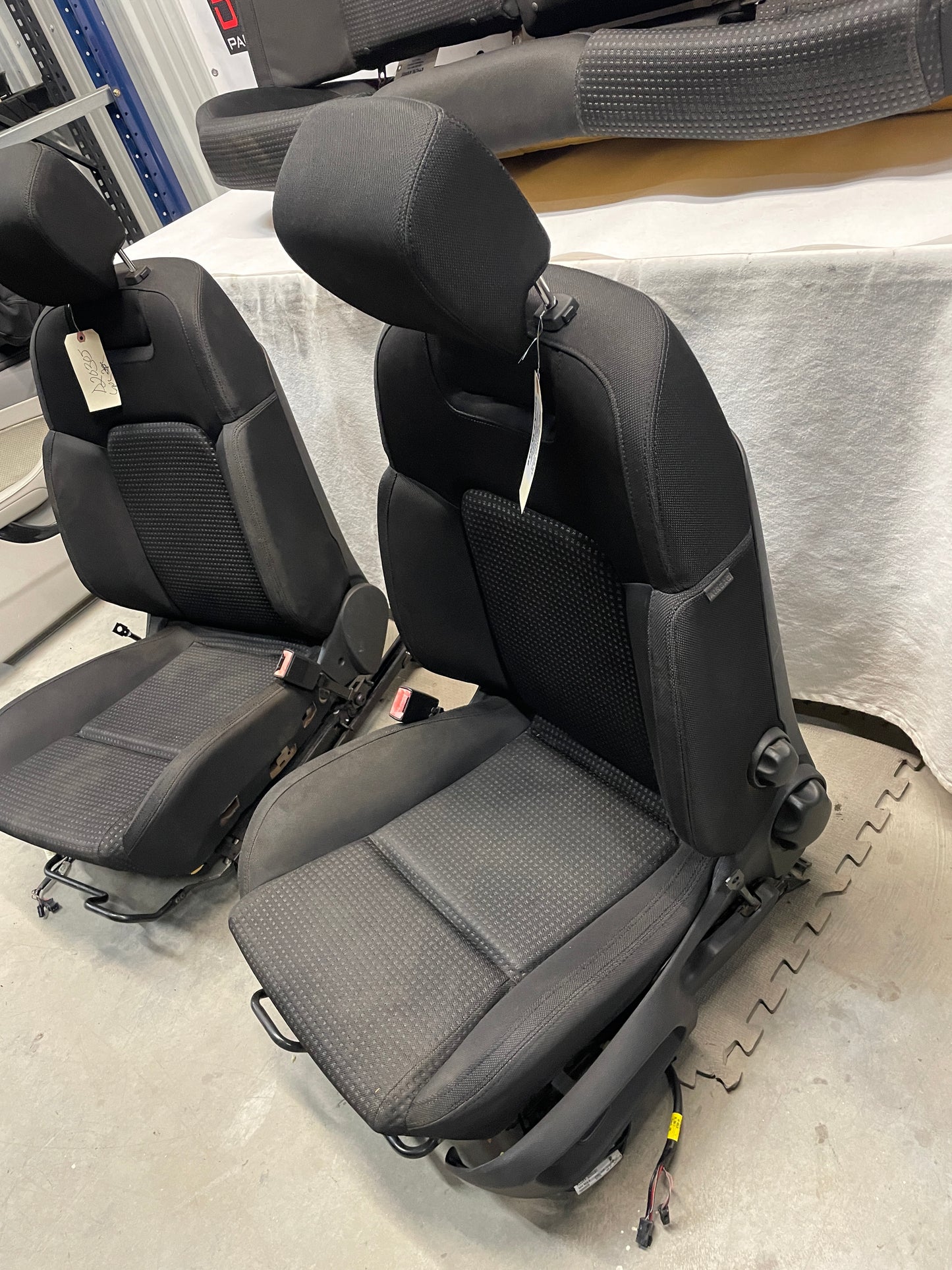 2009 Pontiac G8 GT Seats Fronts and Rears Black Cloth OEM - Day's Parts Yard
