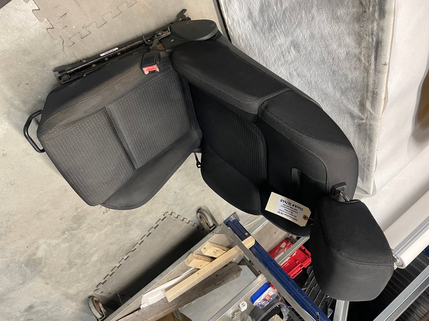 2009 Pontiac G8 GT Seats Fronts and Rears Black Cloth OEM - Day's Parts Yard