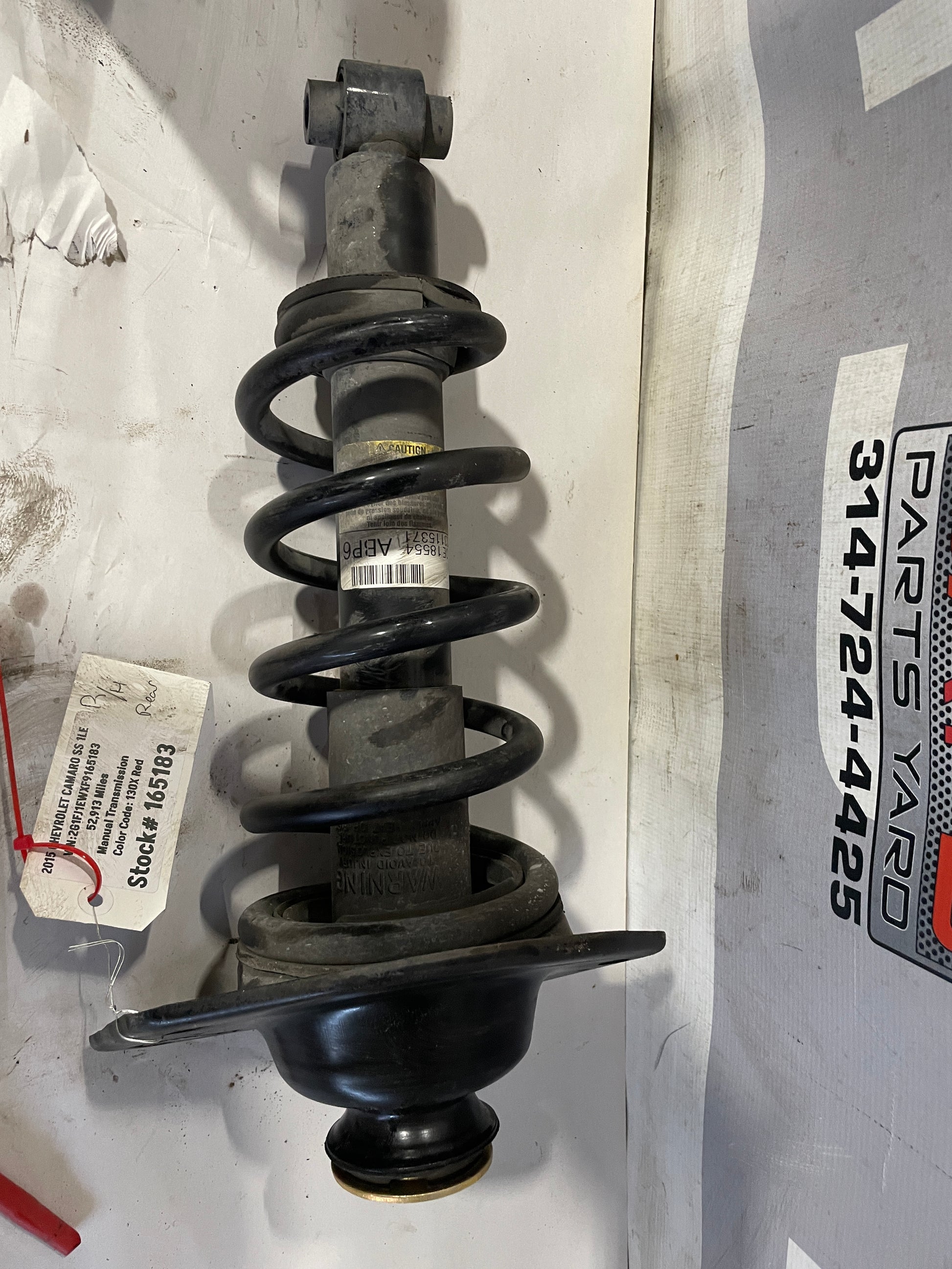 2015 Chevy Camaro SS 1LE Rear RH Passenger Shock Strut Absorber OEM - Day's Parts Yard