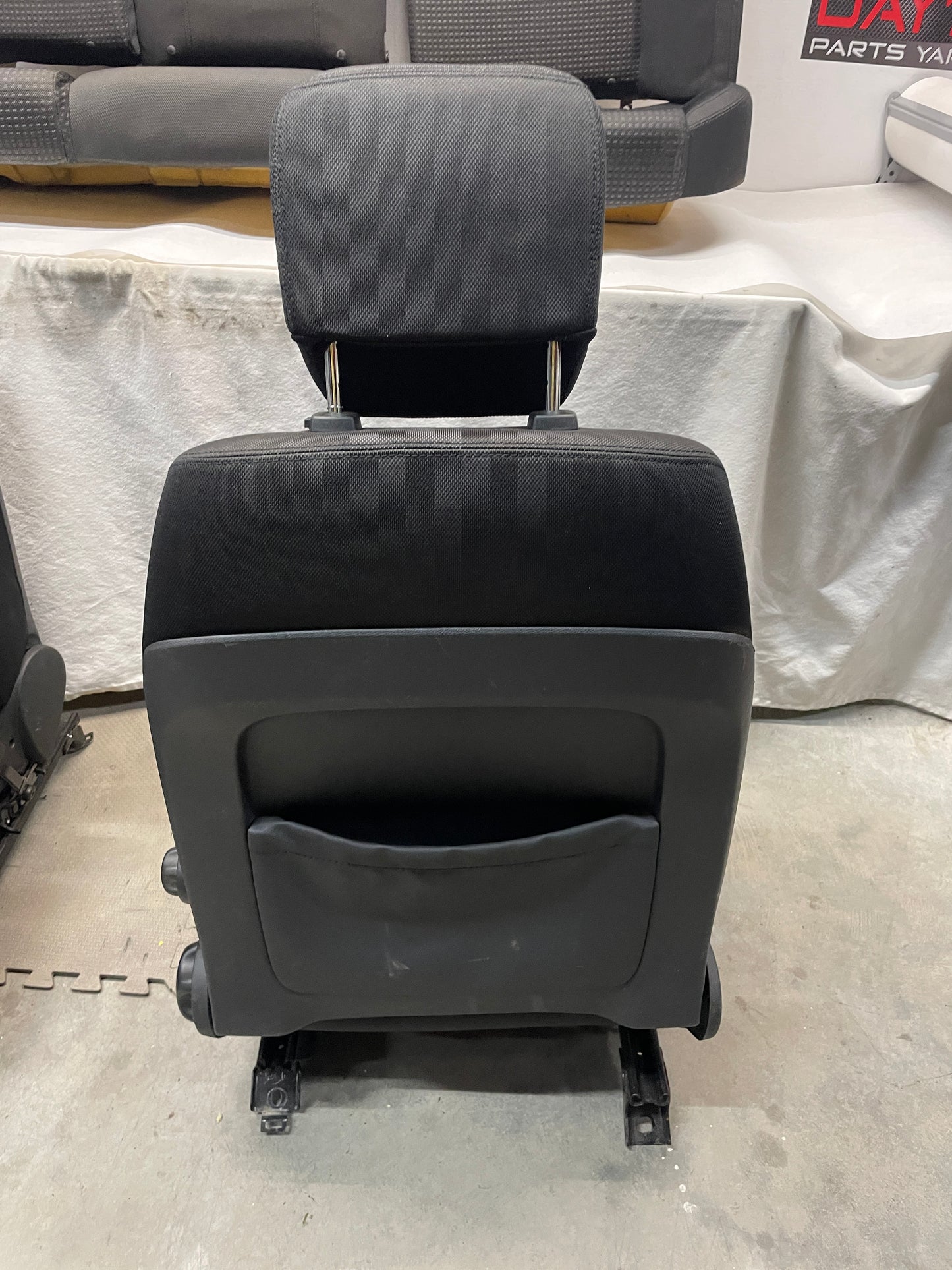 2009 Pontiac G8 GT Seats Fronts and Rears Black Cloth OEM - Day's Parts Yard
