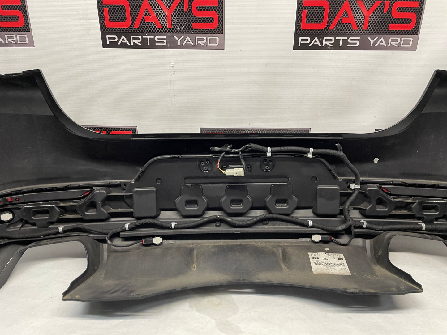 2016 Chevy SS Sedan Complete Rear Bumper Cover Black OEM - Day's Parts Yard