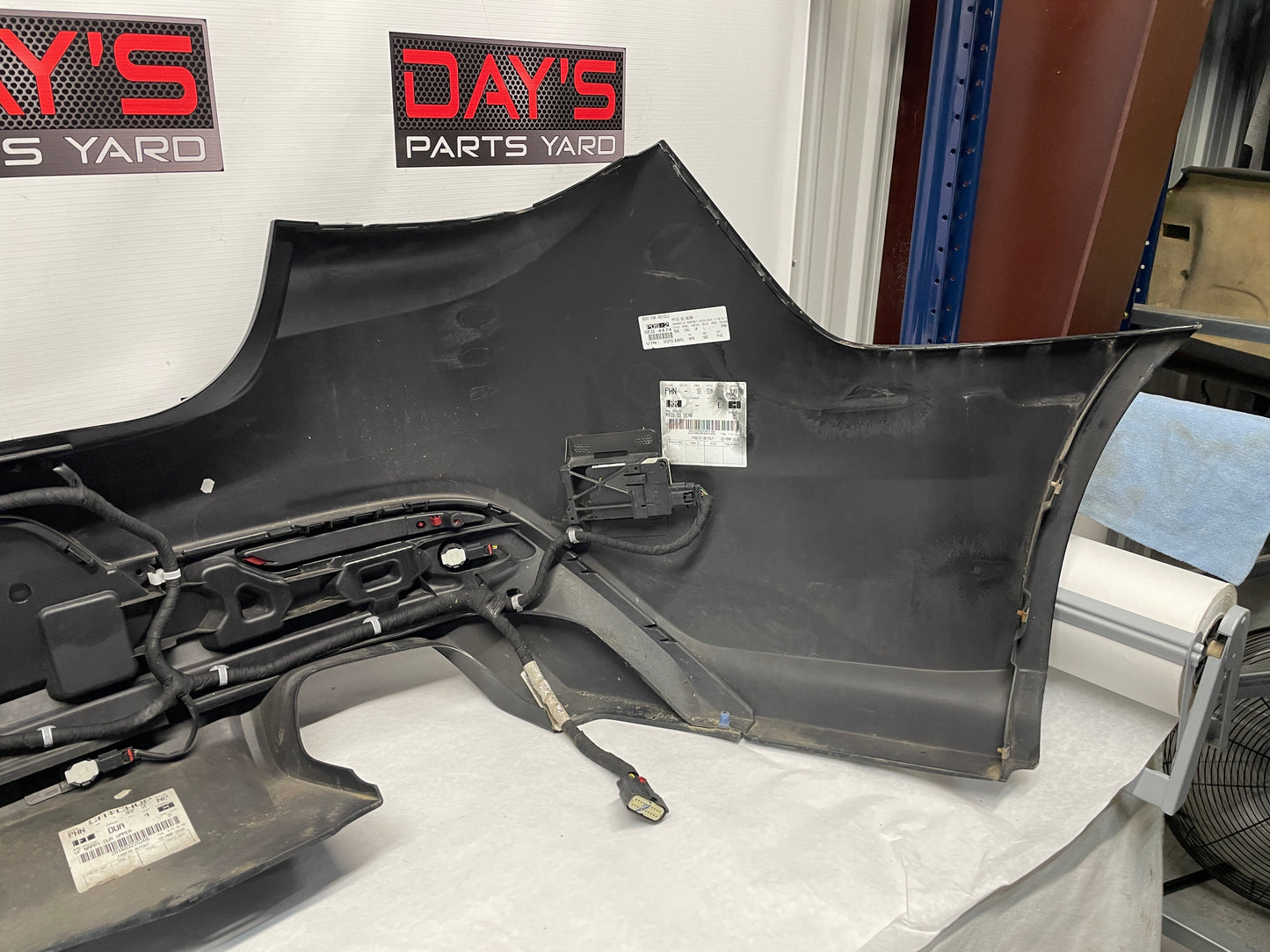 2016 Chevy SS Sedan Complete Rear Bumper Cover Black OEM - Day's Parts Yard