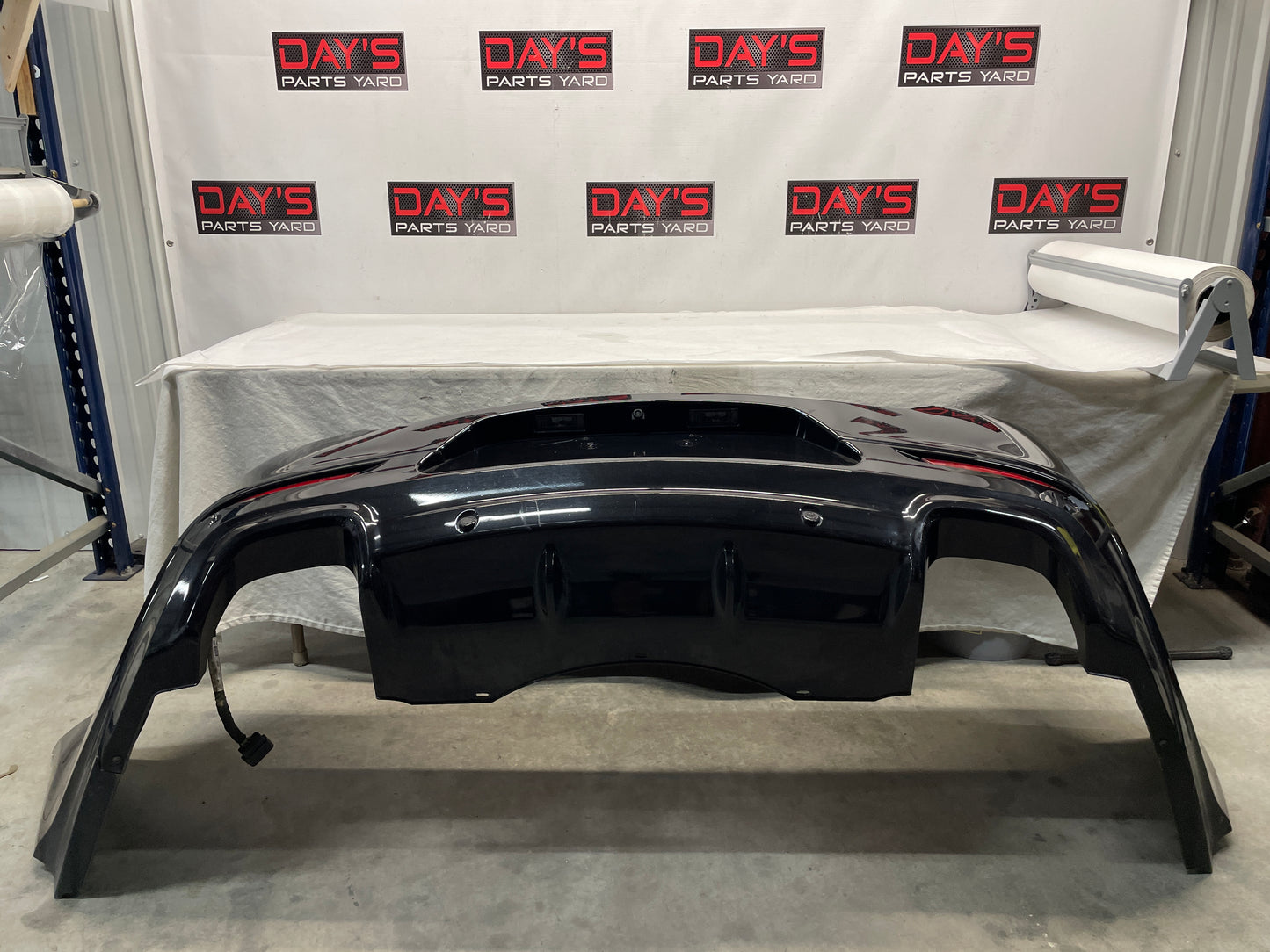 2016 Chevy SS Sedan Complete Rear Bumper Cover Black OEM - Day's Parts Yard