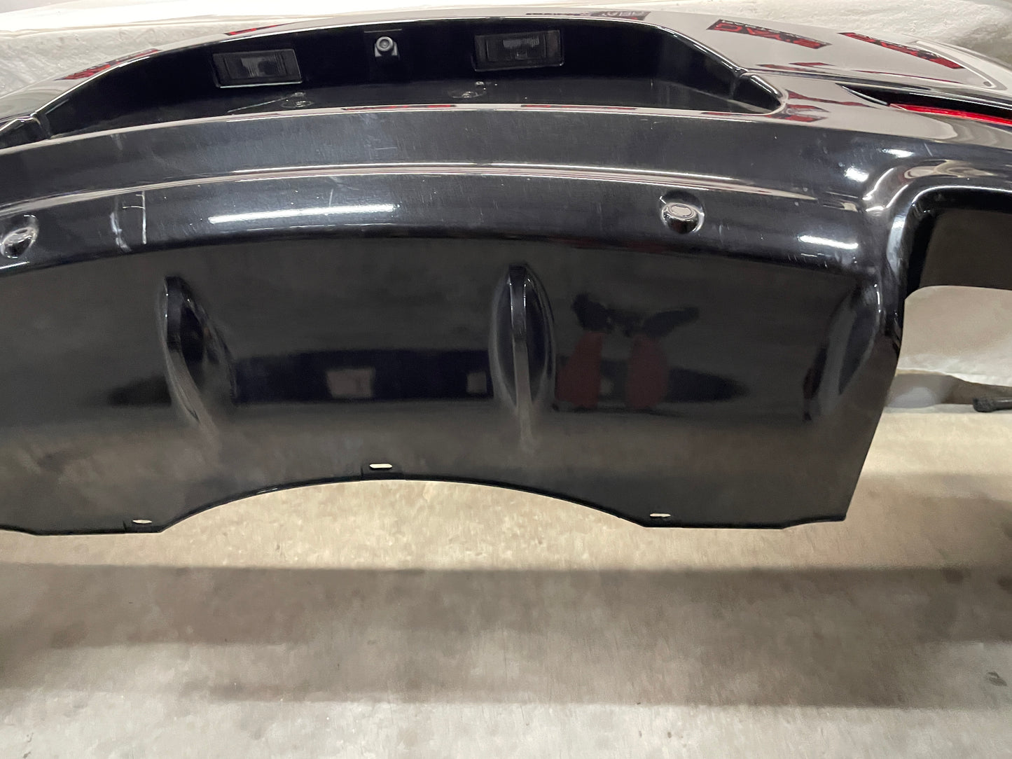 2016 Chevy SS Sedan Complete Rear Bumper Cover Black OEM - Day's Parts Yard