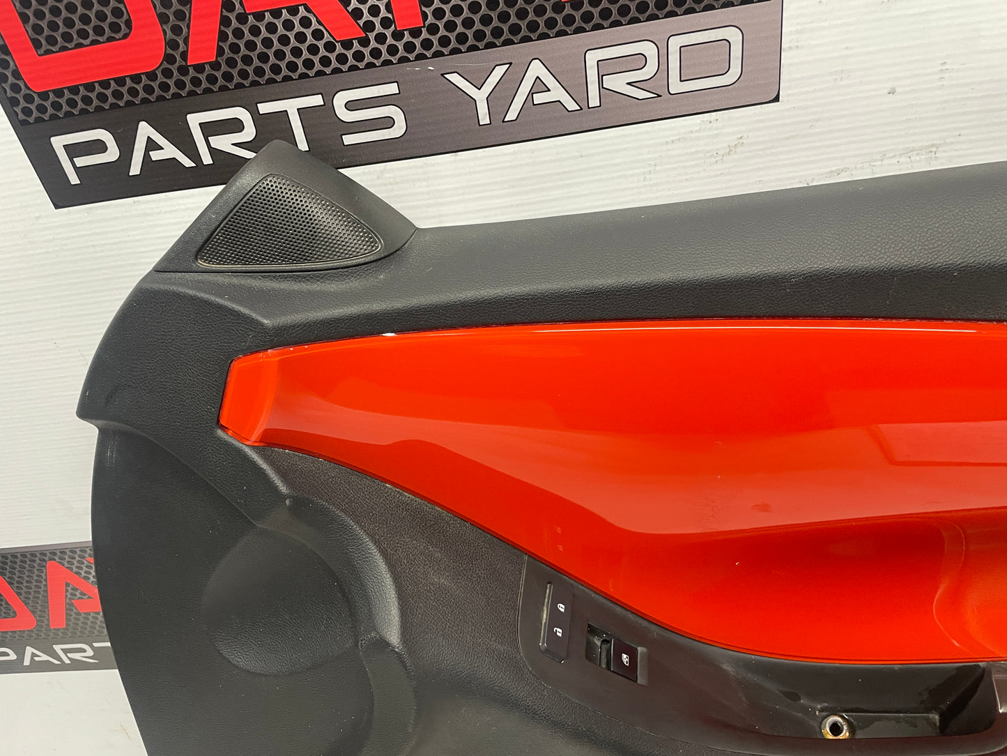 2013 Chevy Camaro 2SS RH Passenger Door Panel Orange OEM - Day's Parts Yard