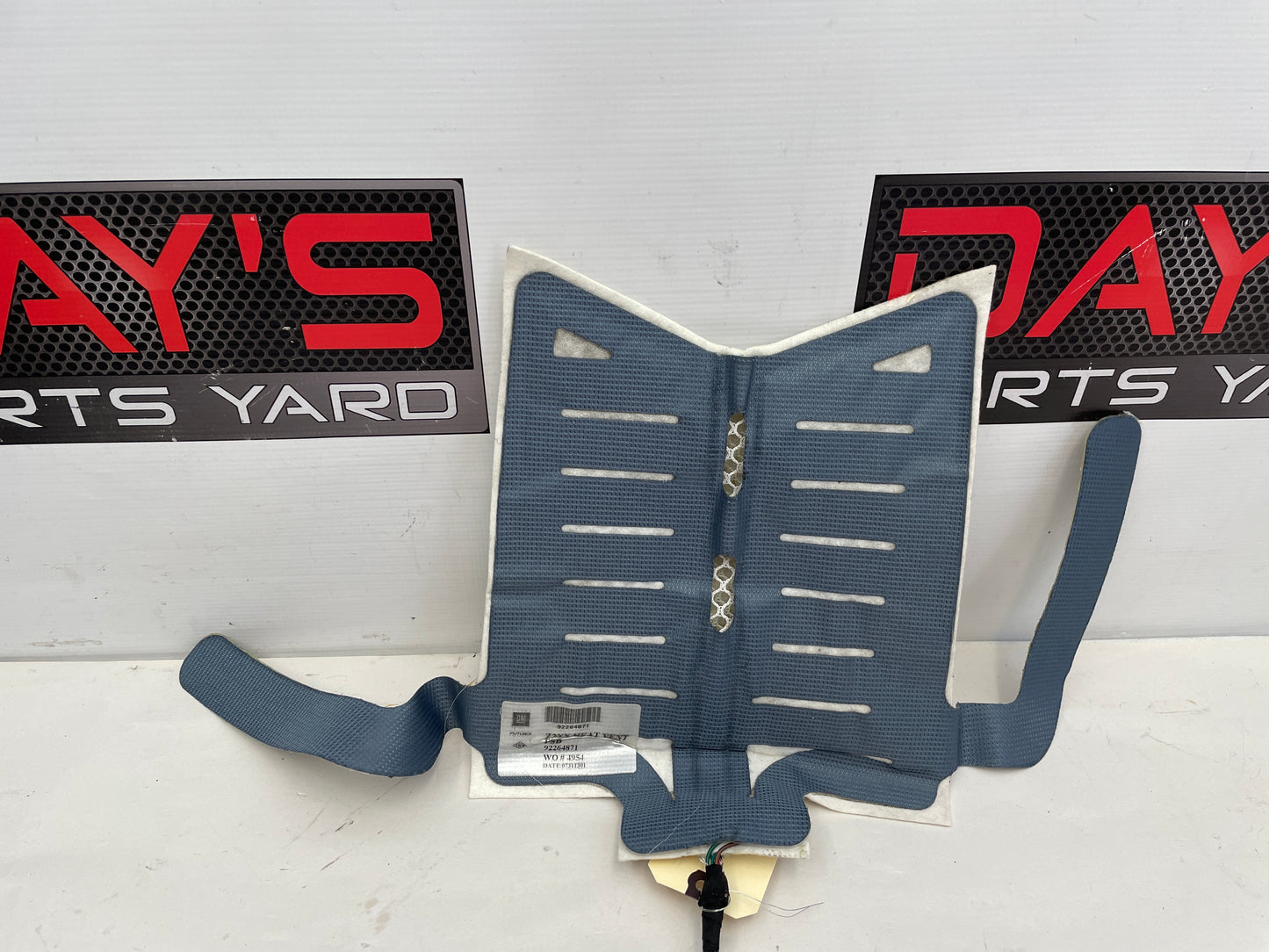 2014 Chevy SS Sedan Front Seat Back Heater Element Vent Fan Mat OEM - Day's Parts Yard