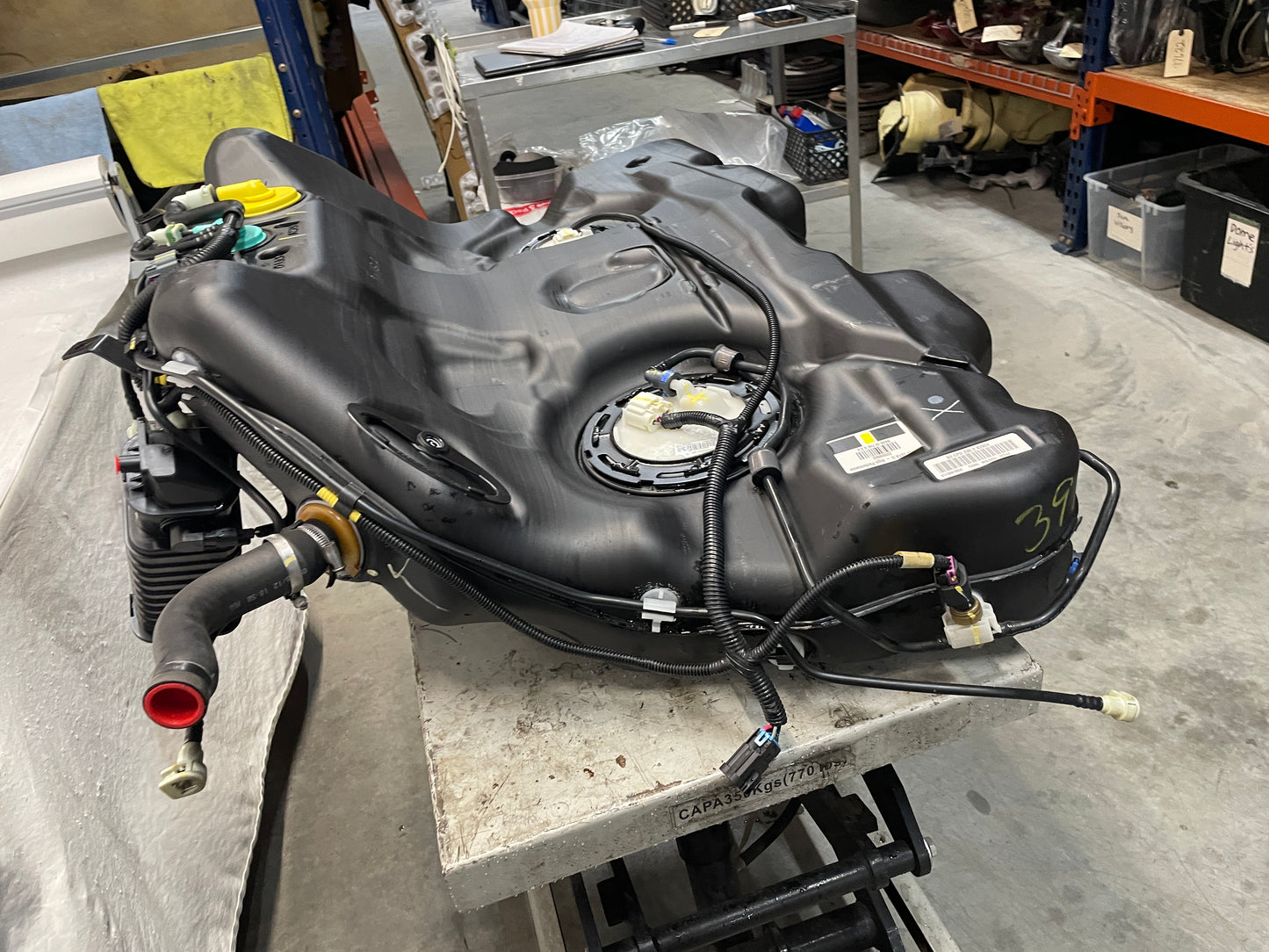 2013 Chevy Camaro ZL1 Complete Fuel Gas Tank w/ Charcoal Canister OEM - Day's Parts Yard
