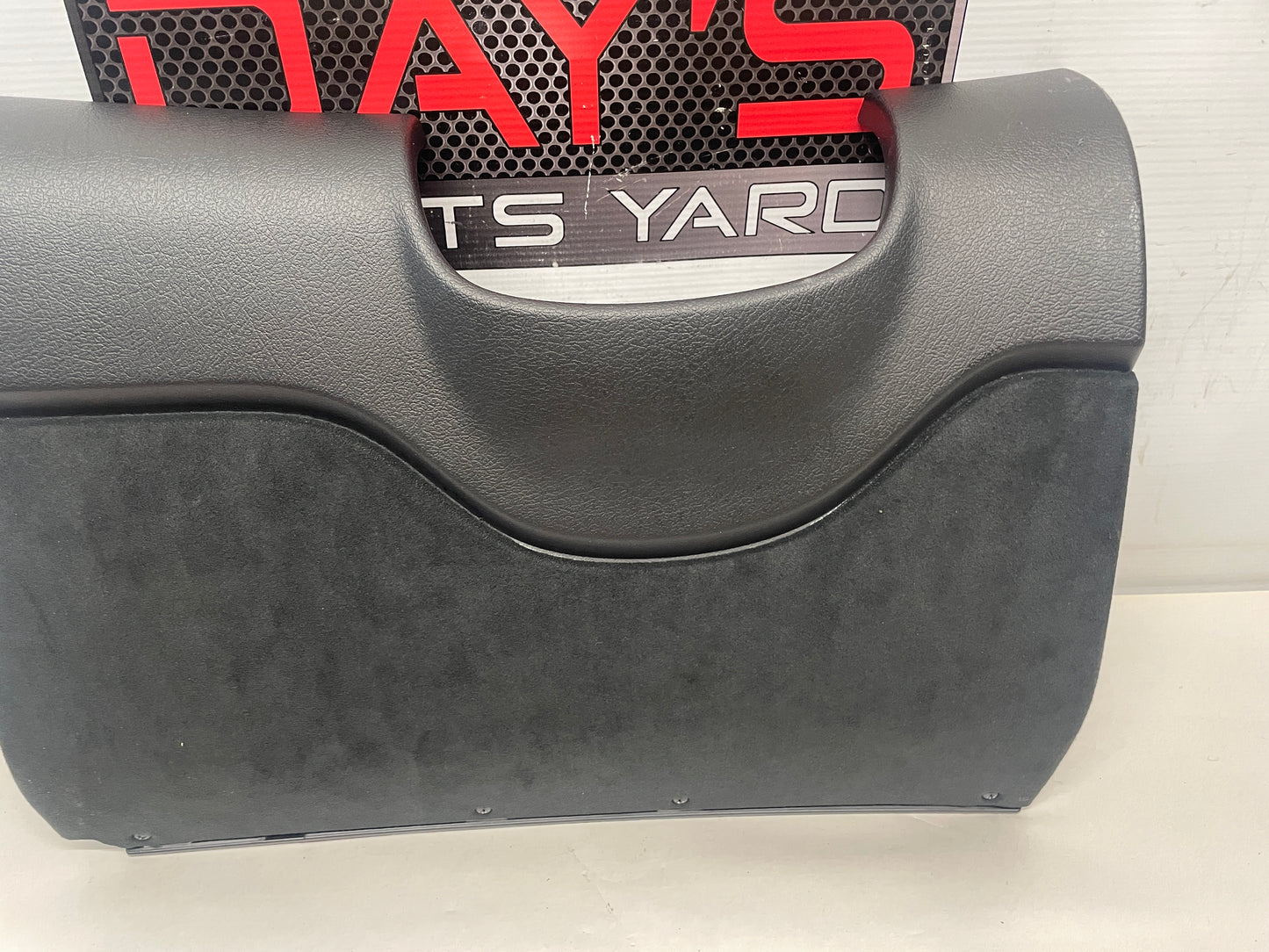 2004 Pontiac GTO Black Suede Knee Bolster Fuse Cover OEM - Day's Parts Yard