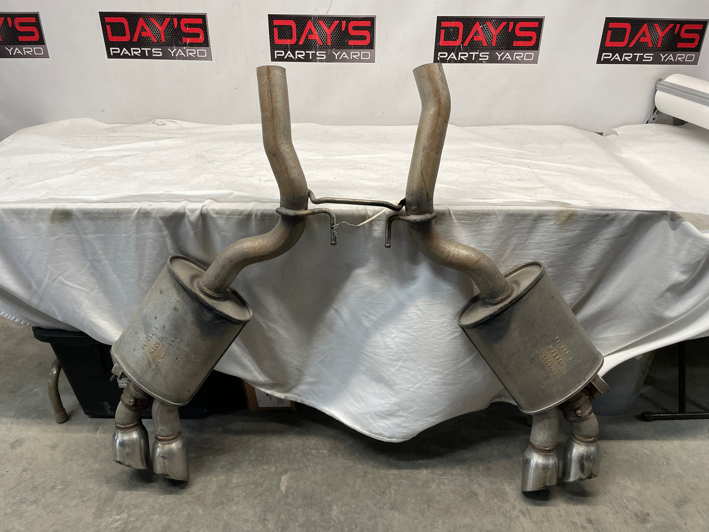 2014 Chevy Camaro SS Factory OEM NPP Bi Mode Exhaust Muffler Pipe Assembly