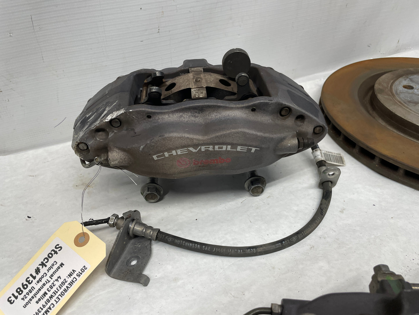 2015 Chevy Camaro SS Brembo Brake Calipers Fronts & Rears w/ Rotors OEM - Day's Parts Yard