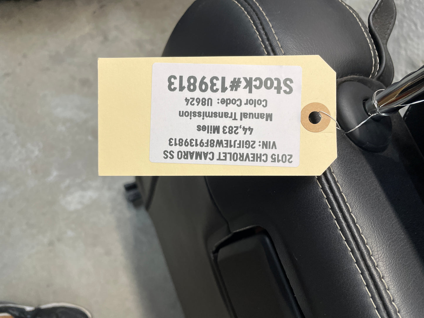 2015 Chevy Camaro SS Seats Front and Rears Black Leather OEM - Day's Parts Yard