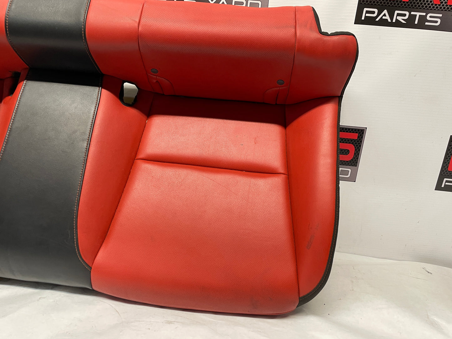 2010 Chevy Camaro SS Seats Fronts and Rears Black and Orange Leather OEM - Day's Parts Yard