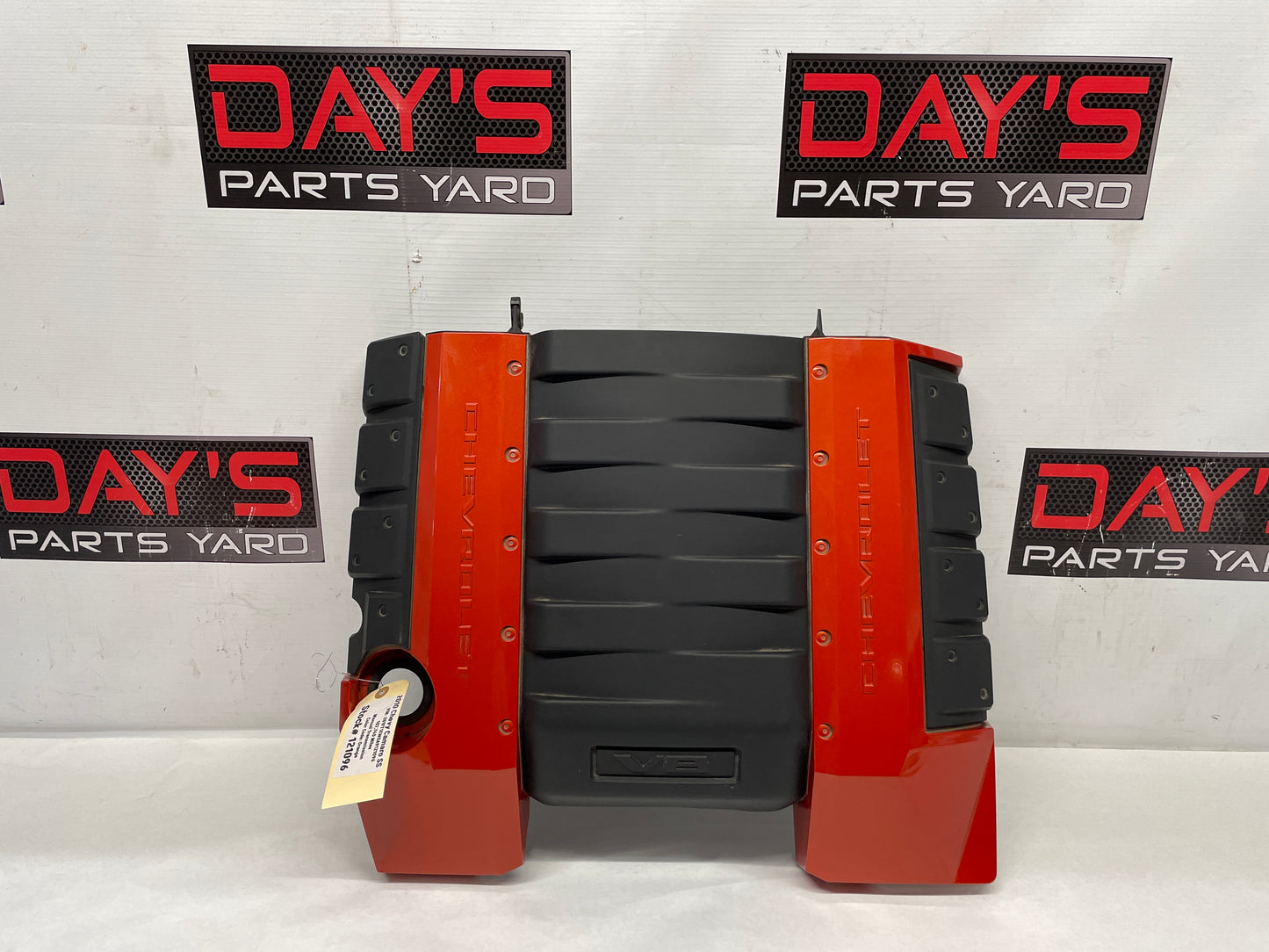 2010 Chevy Camaro SS Seats Fronts and Rears Black and Orange Leather OEM - Day's Parts Yard