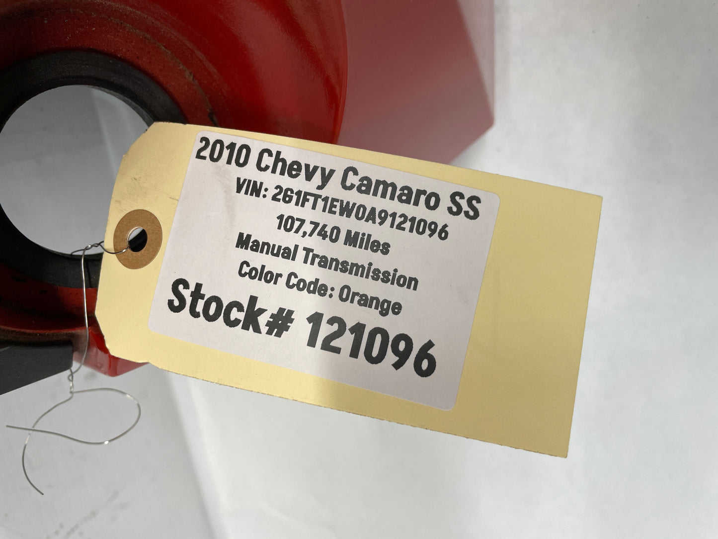 2010 Chevy Camaro SS Seats Fronts and Rears Black and Orange Leather OEM - Day's Parts Yard