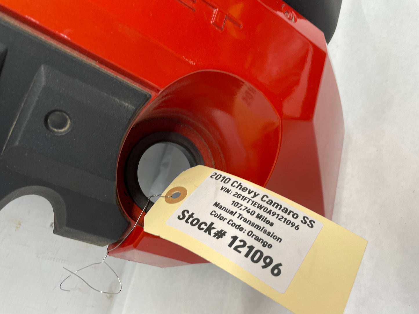 2010 Chevy Camaro SS Seats Fronts and Rears Black and Orange Leather OEM - Day's Parts Yard