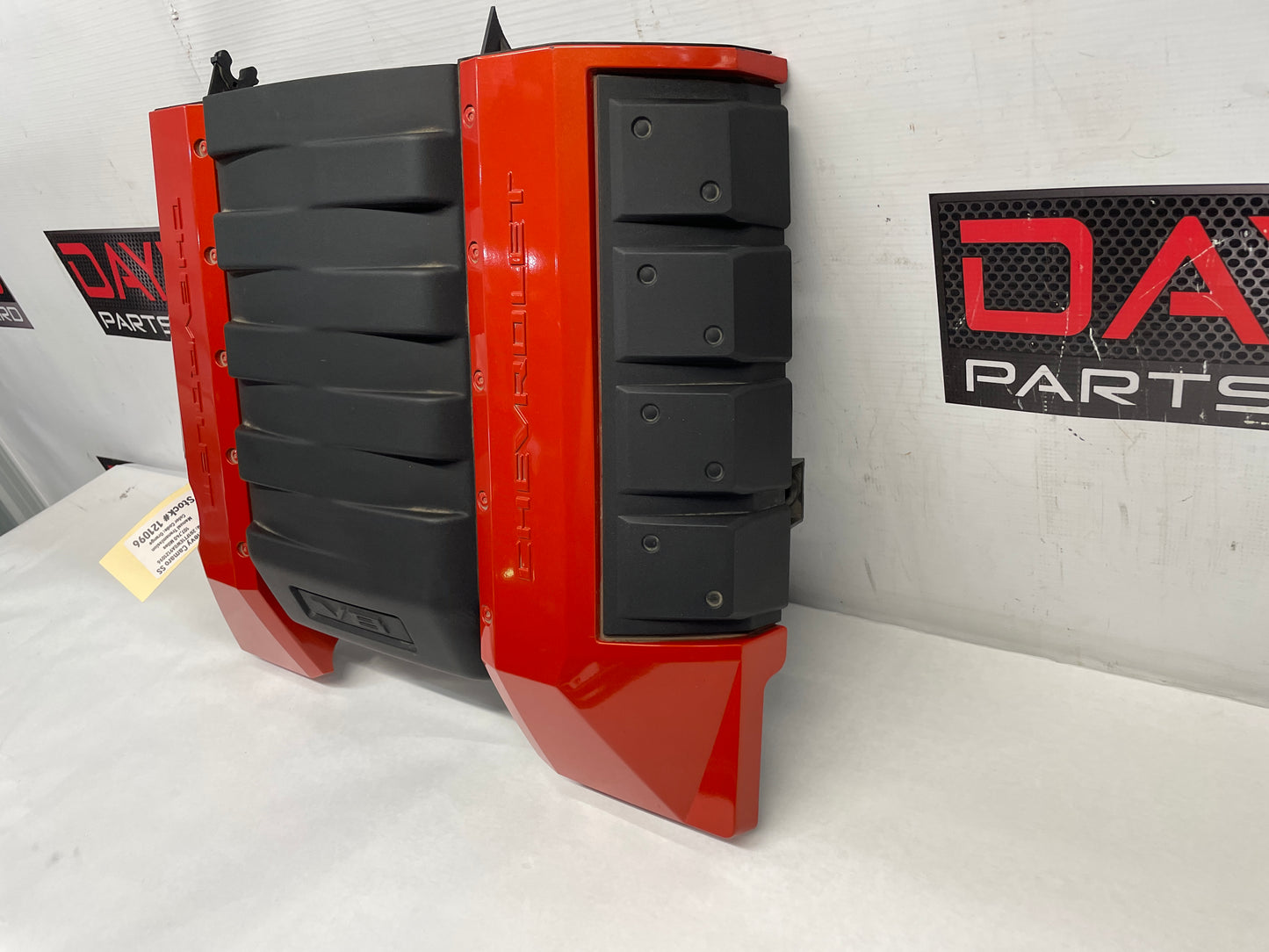 2010 Chevy Camaro SS Seats Fronts and Rears Black and Orange Leather OEM - Day's Parts Yard