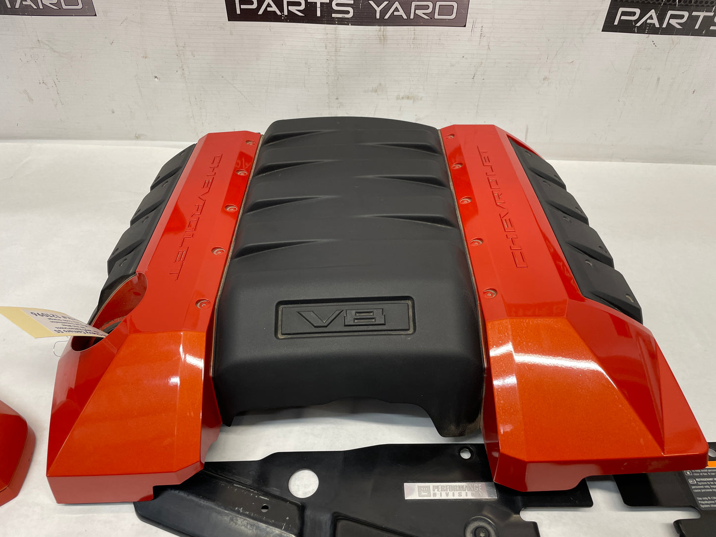 2010 Chevy Camaro SS Seats Fronts and Rears Black and Orange Leather OEM - Day's Parts Yard
