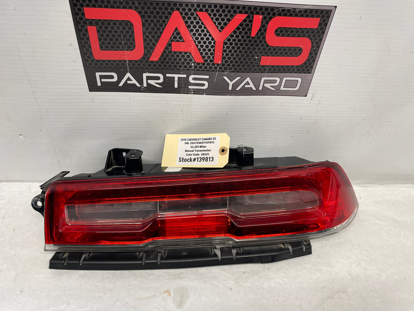 2015 Chevy Camaro SS Rear RH Passenger Taillight Tail Light Lamp LED OEM - Day's Parts Yard