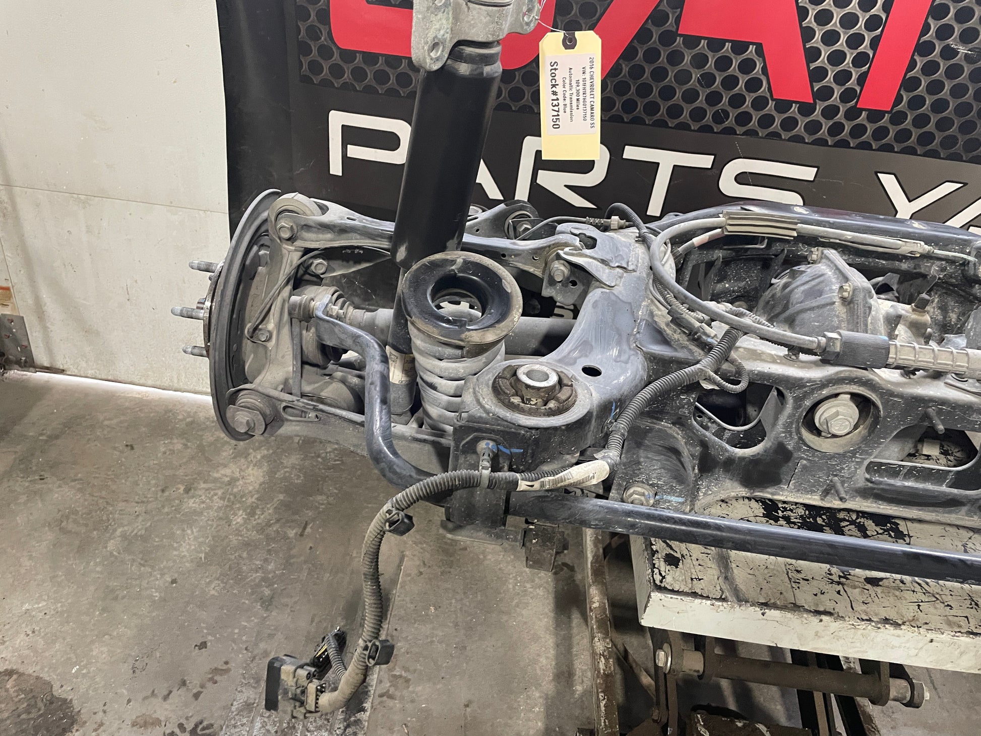 2016 Chevy SS Camaro Complete Rear Cradle K Member Sub Frame 2.77 LSD Diff OEM - Day's Parts Yard