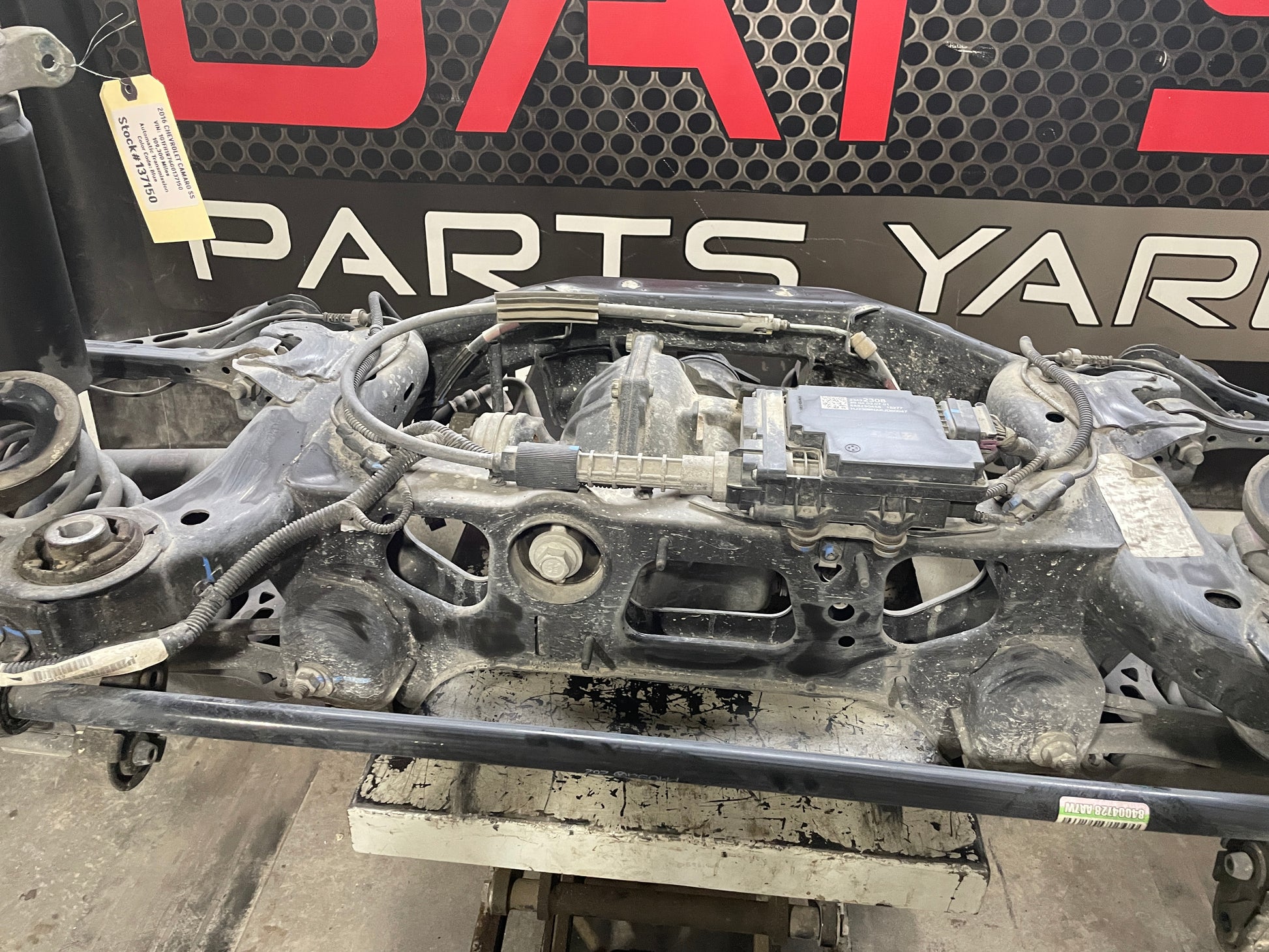 2016 Chevy SS Camaro Complete Rear Cradle K Member Sub Frame 2.77 LSD Diff OEM - Day's Parts Yard