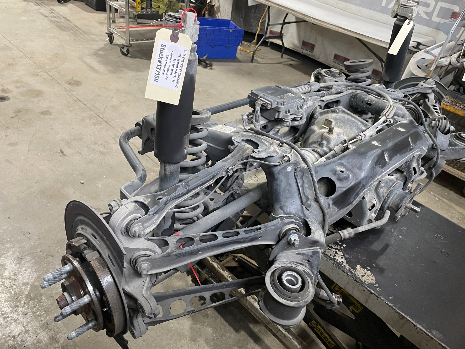 2016 Chevy SS Camaro Complete Rear Cradle K Member Sub Frame 2.77 LSD Diff OEM - Day's Parts Yard