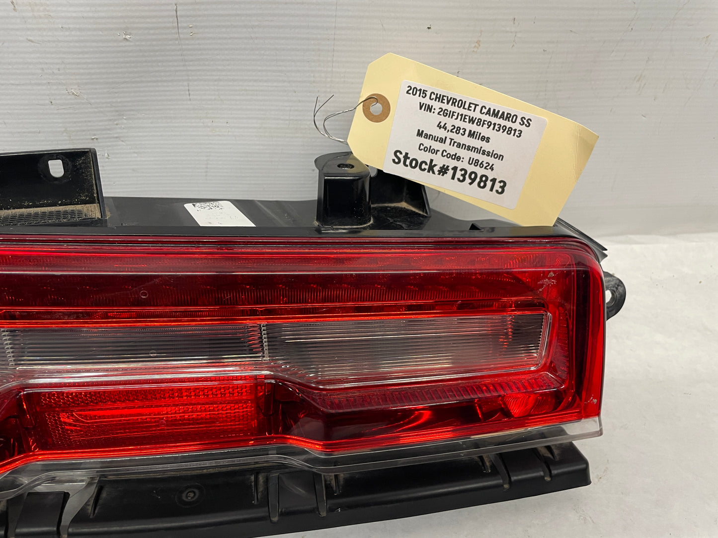 2015 Chevy Camaro SS LH Driver Taillight Tail Light Lamp LED OEM - Day's Parts Yard