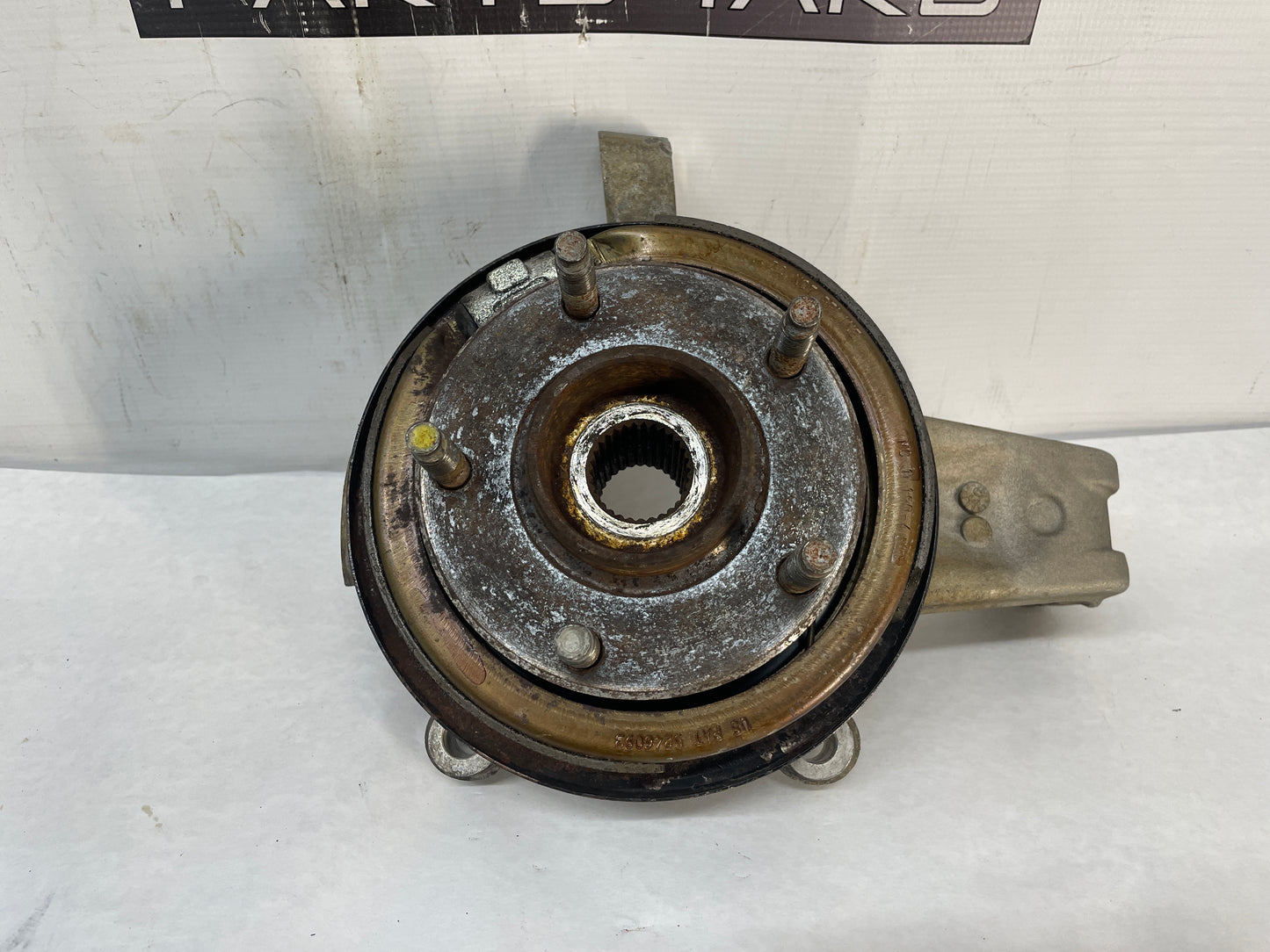 2004 Chevy C5 Corvette Z06 LH Driver Front Suspension Spindle Knuckle Hub OEM - Day's Parts Yard