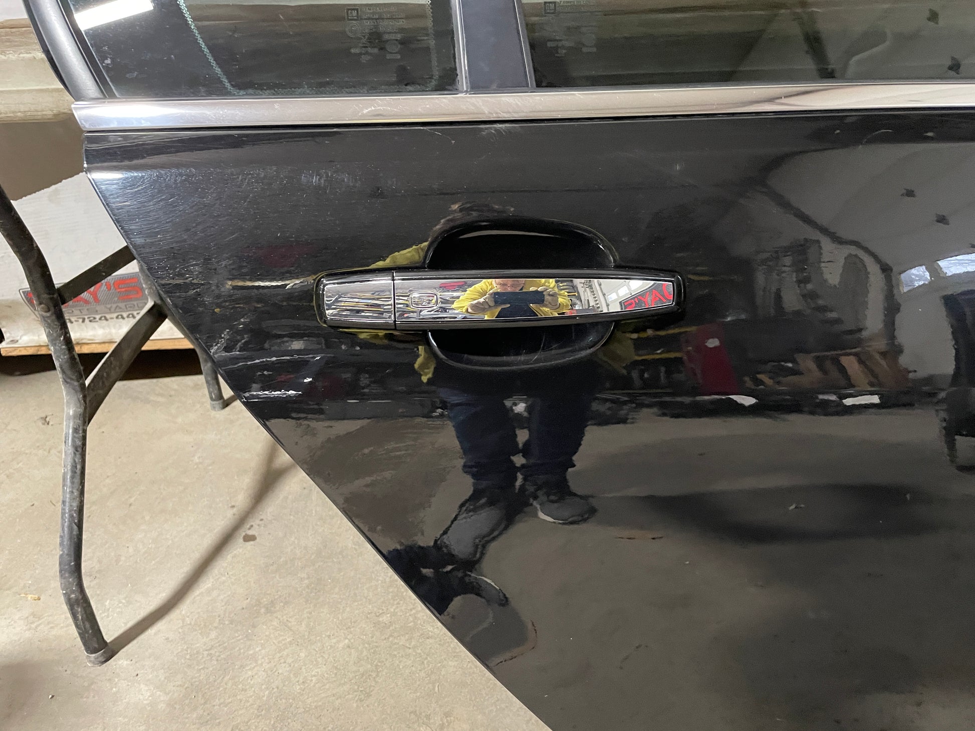 2015 Chevy SS Sedan RH Passenger Rear Door Black OEM - Day's Parts Yard