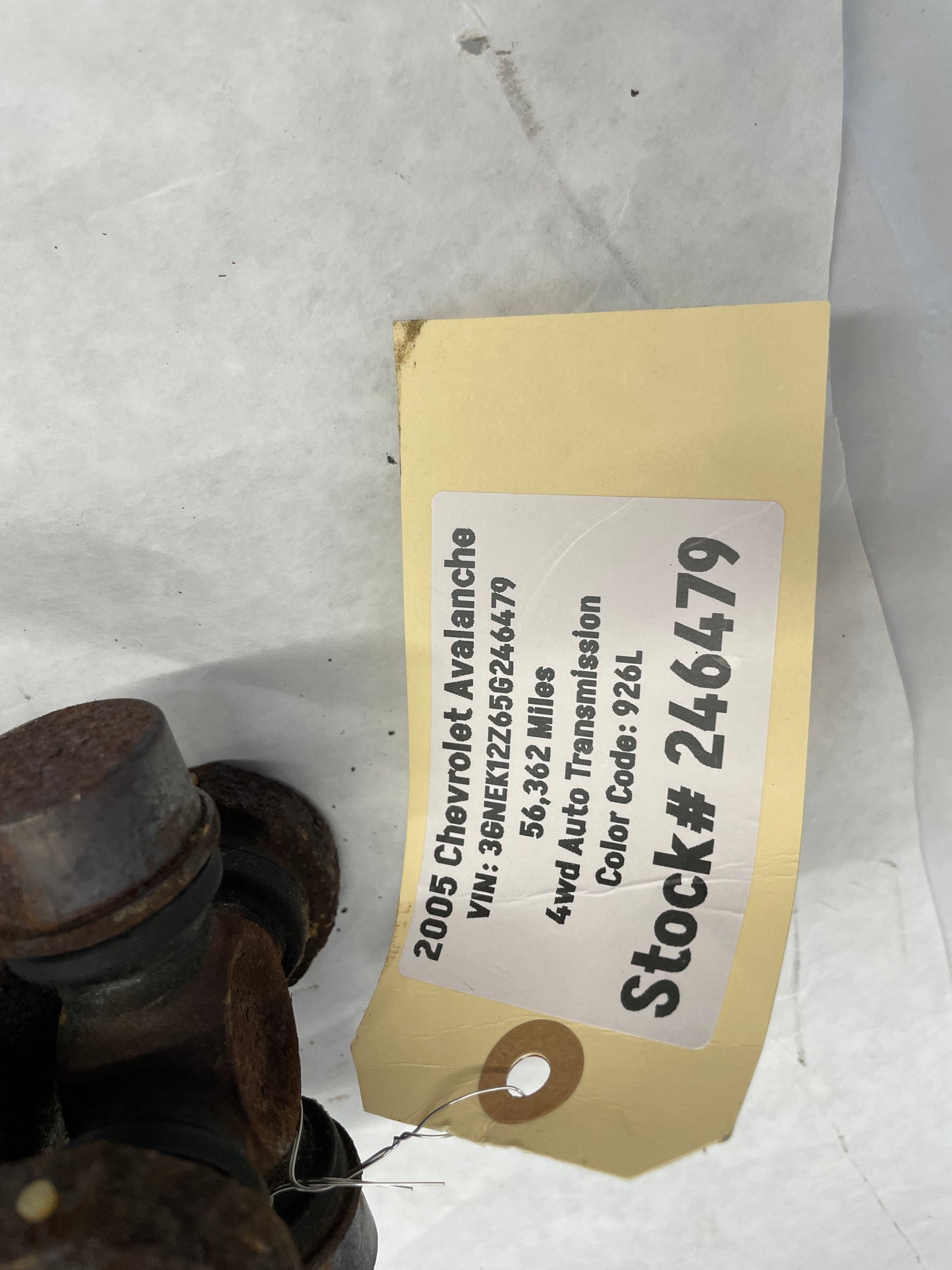 2005 Chevy Avalanche Rear Driveshaft OEM - Day's Parts Yard