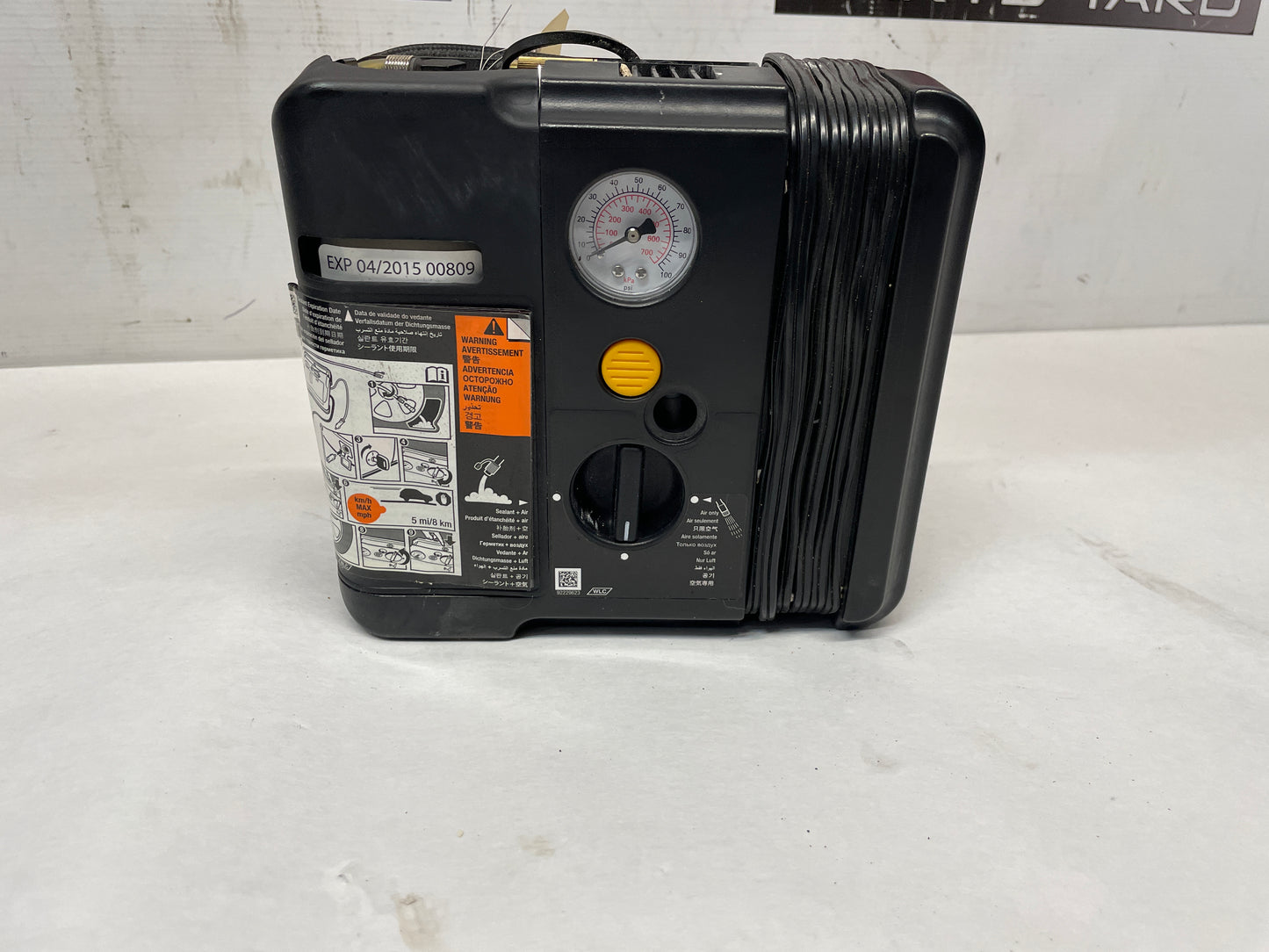 2010 Chevy Camaro SS Tire Air Compressor Inflator w/ Sealant OEM - Day's Parts Yard