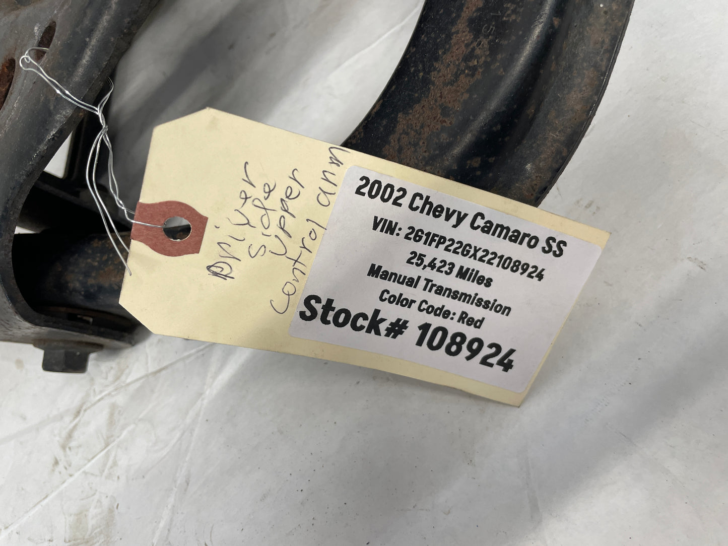 2002 Chevy Camaro SS LH Driver Front Upper Control Arm OEM - Day's Parts Yard