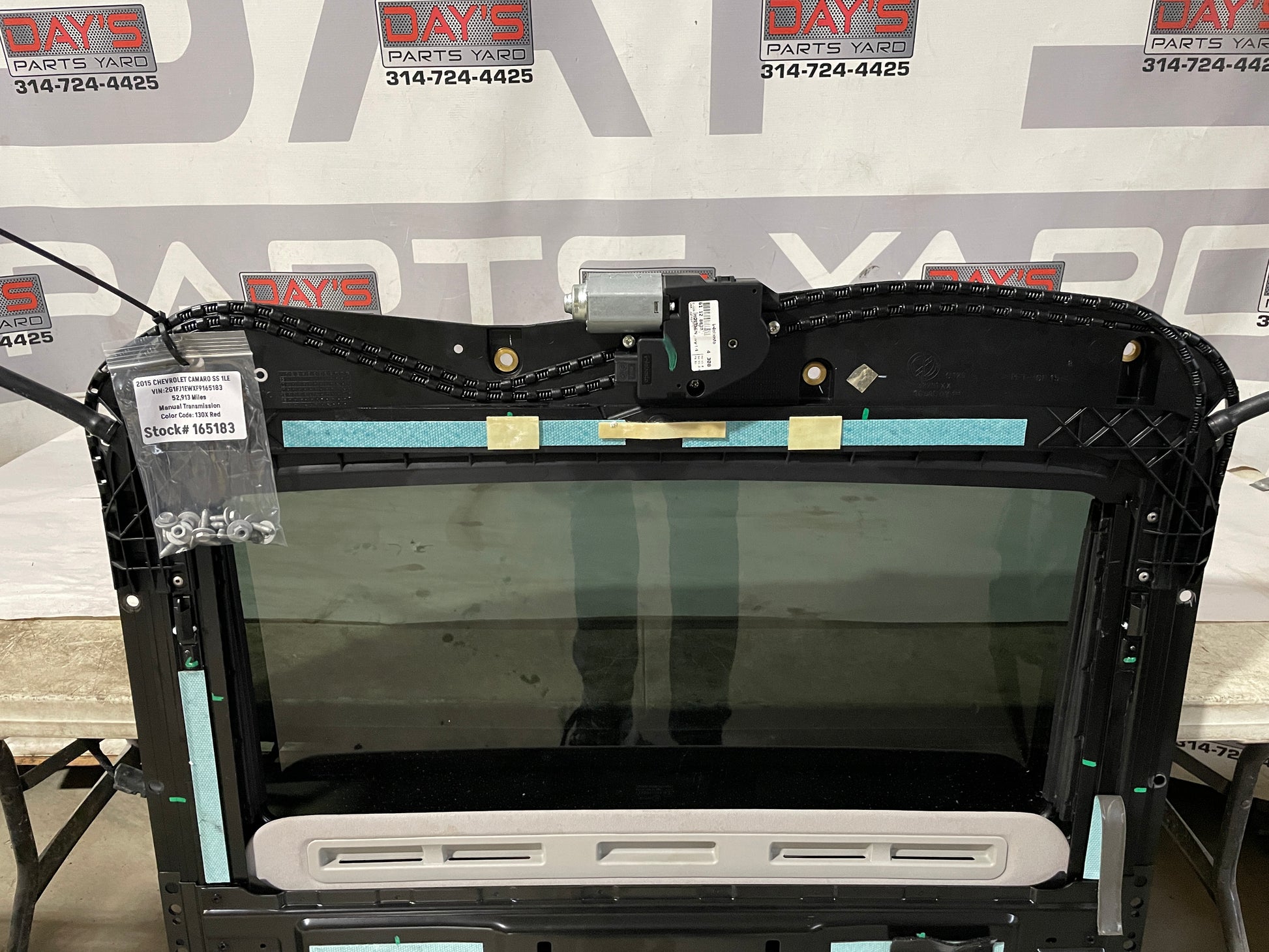 2015 Chevy Camaro SS 1LE Sun Moon Roof Sunroof OEM - Day's Parts Yard