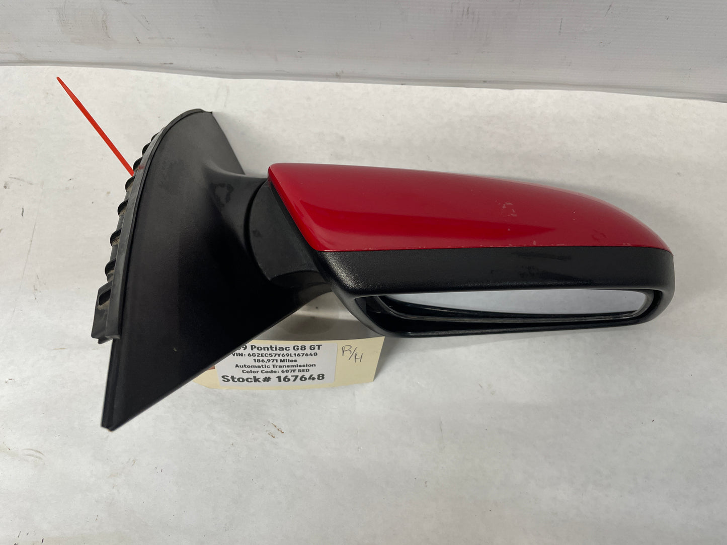 2009 Pontiac G8 GT RH Passenger Exterior Side Mirror OEM - Day's Parts Yard