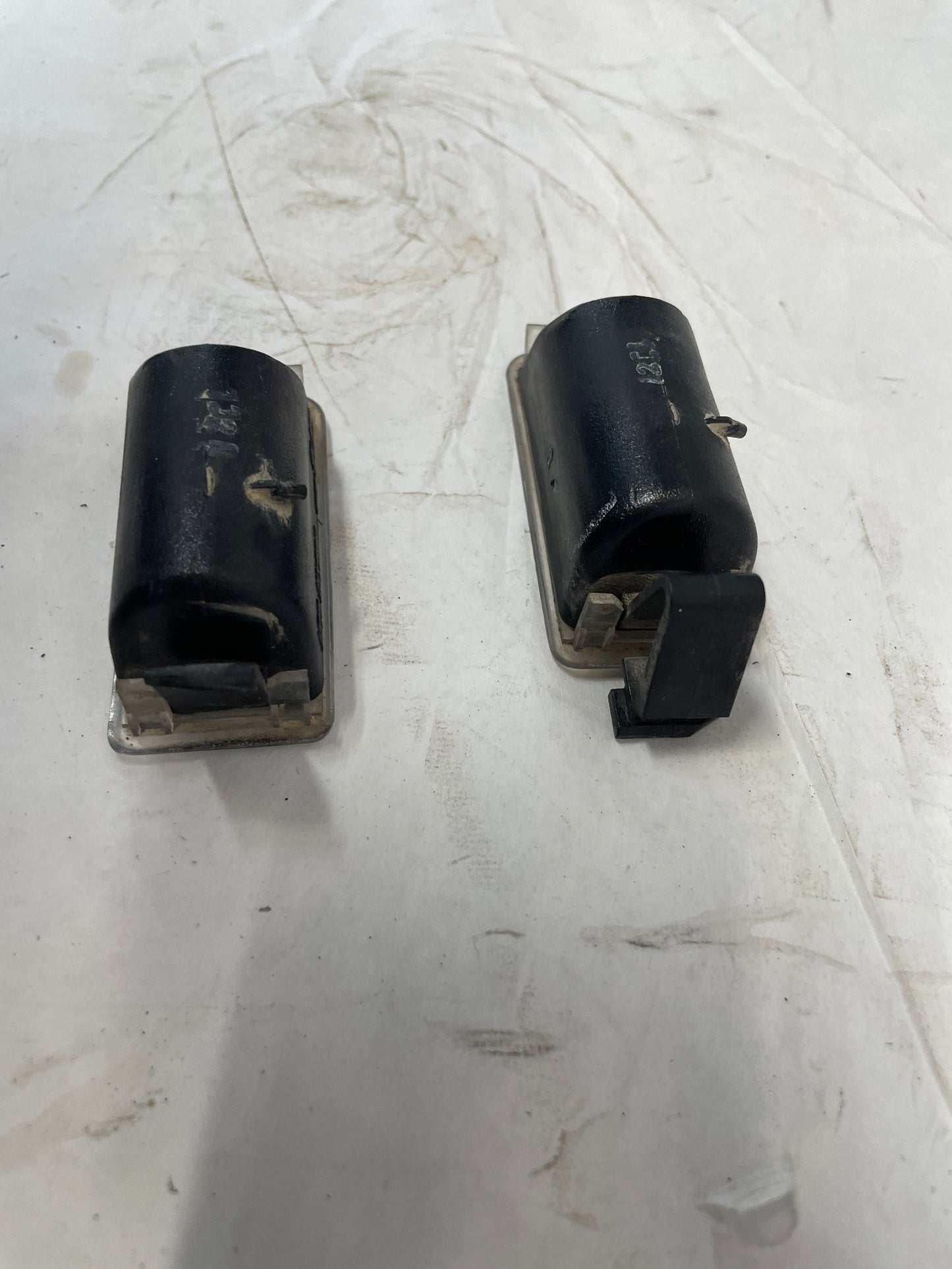 2012 Chevy Camaro SS RH & LH License Plate Tag Lamp Lights OEM - Day's Parts Yard