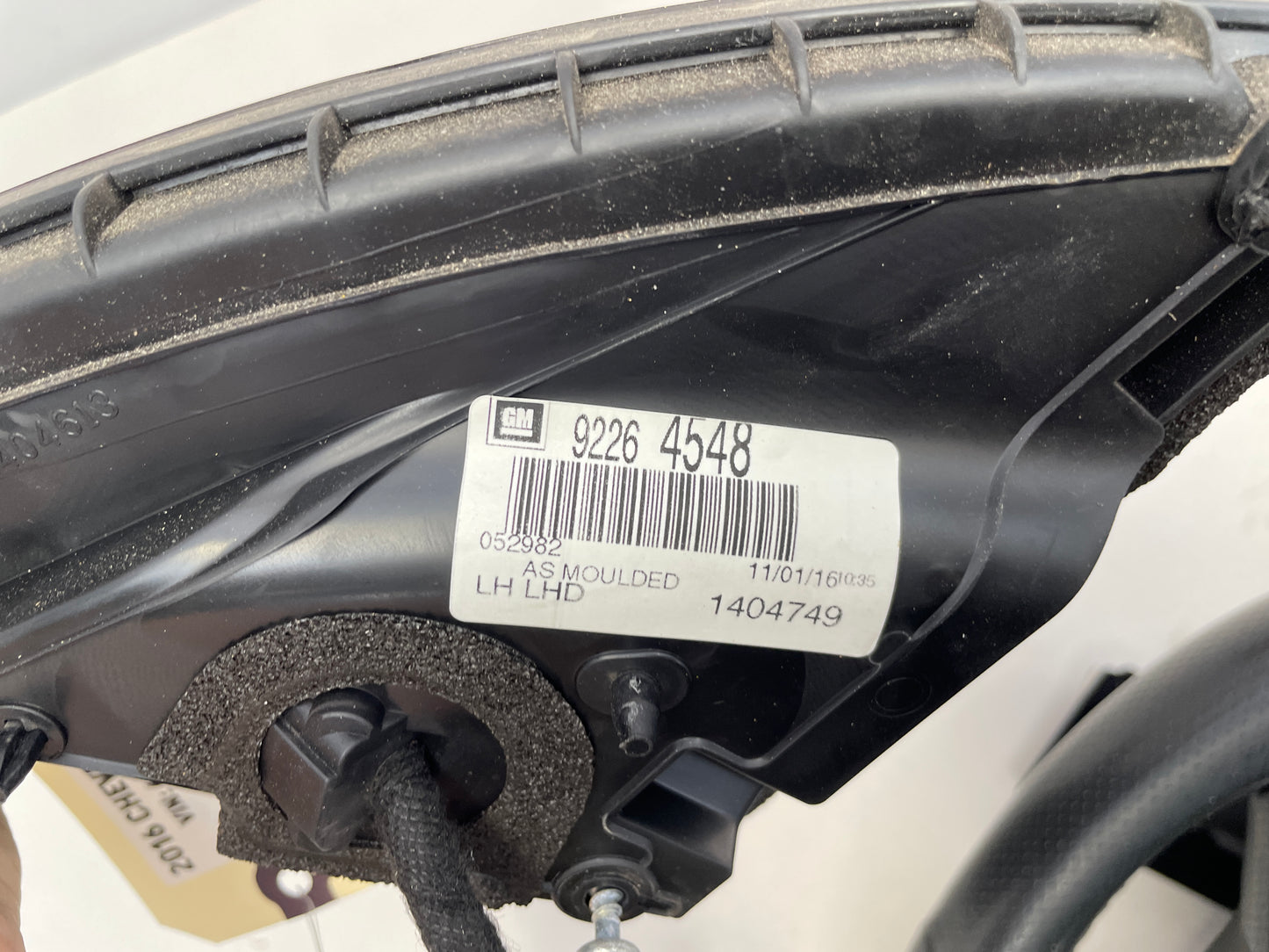 2016 Chevrolet SS Sedan LH Driver Exterior Mirror w/ Parking Assist OEM - Day's Parts Yard