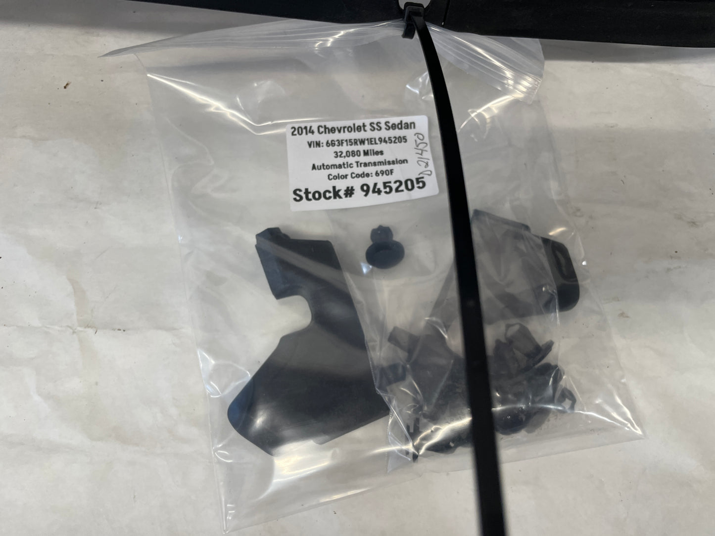 2014 Chevy SS Sedan Windshield Wiper Cowl Plastic Trim Panel Molding OEM - Day's Parts Yard