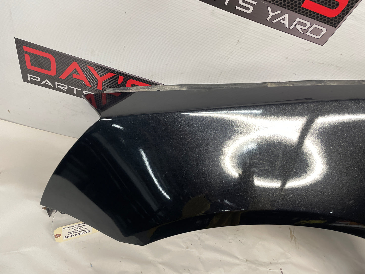 2014 Cadillac CTS-V Coupe LH Driver Fender Black OEM - Day's Parts Yard
