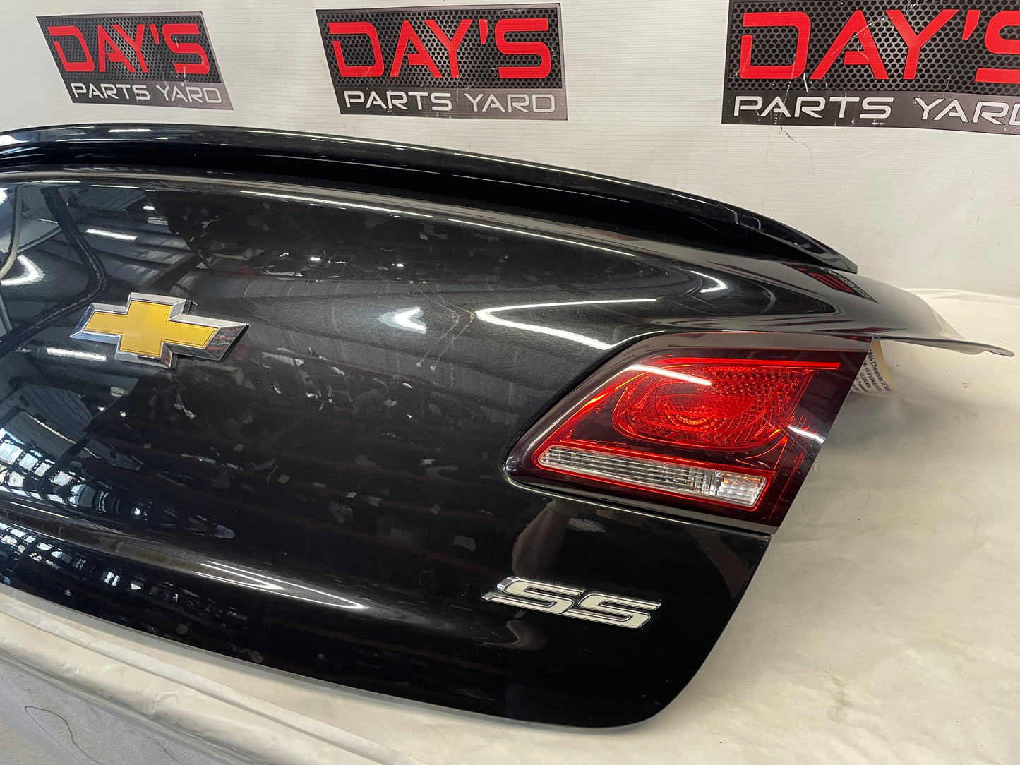 2014 Chevy SS Sedan Trunk Deck Lid w/ Spoiler OEM - Day's Parts Yard