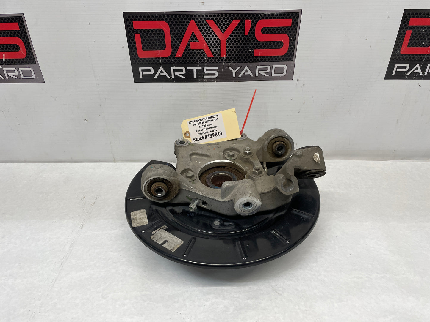 2015 Chevy Camaro SS RH Passenger Rear Spindle Knuckle Hub Wheel Bearing OEM - Day's Parts Yard