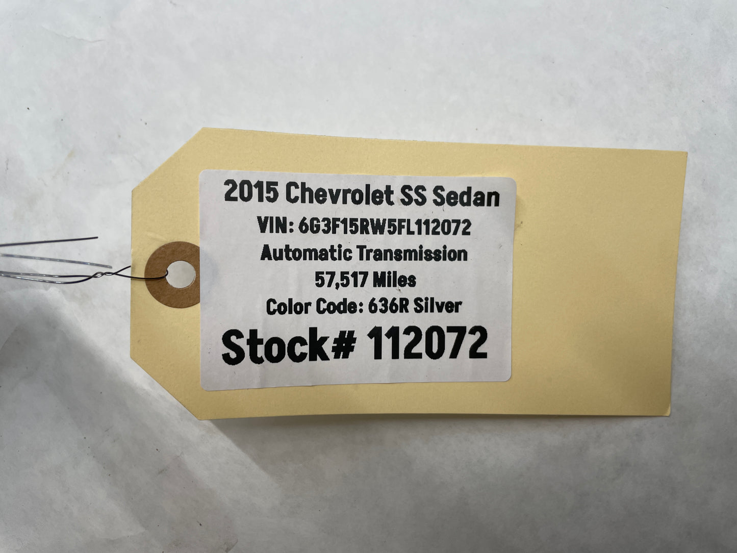 2015 Chevy SS Sedan Complete Das & Center Console w/ Shifter OEM - Day's Parts Yard