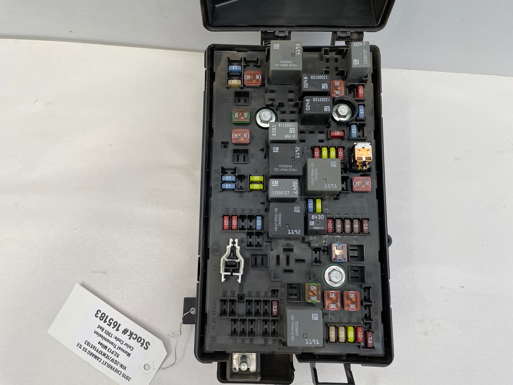 2015 Chevy Camaro SS 1LE Fuse Box OEM - Day's Parts Yard