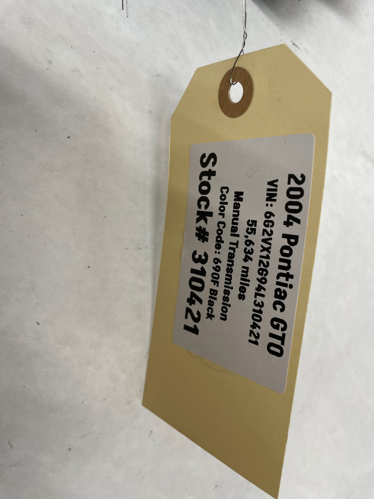 2004 Pontiac GTO Windshield Washer Pump Reservoir Tank Bottle OEM - Day's Parts Yard