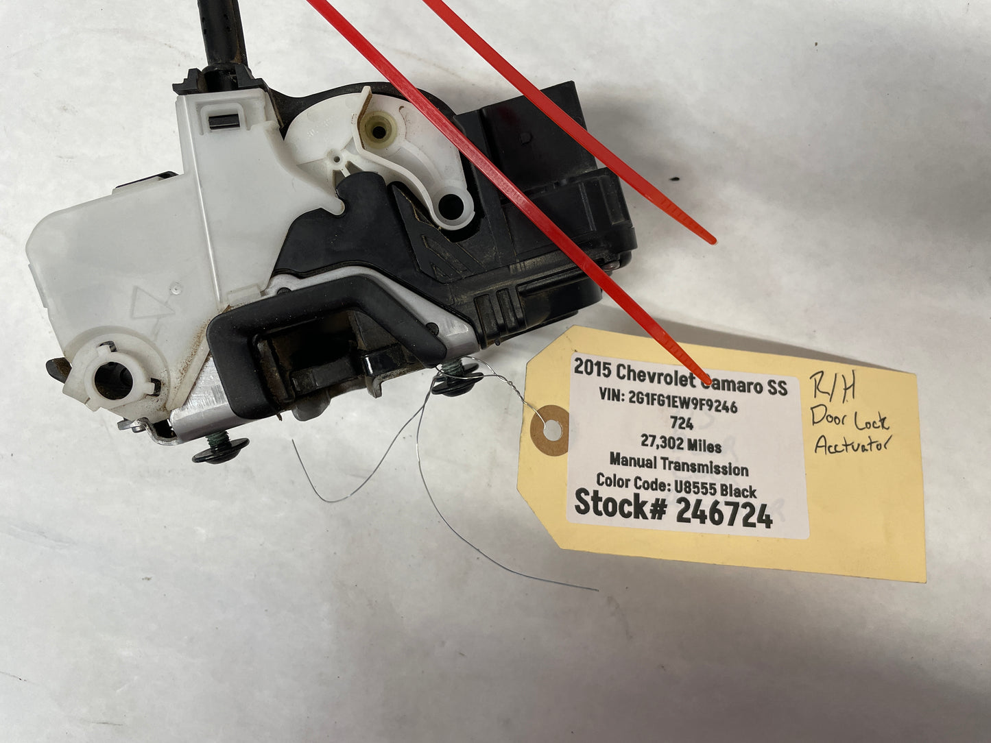 2015 Chevy Camaro SS RH Passenger Door Lock Latch Actuator OEM
